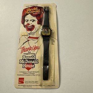 Vintage Ronald McDonald Watch Coca Cola Premium D10